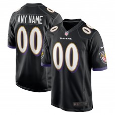 Именная игровая джерси Baltimore Ravens Nike Alternate Game - Black