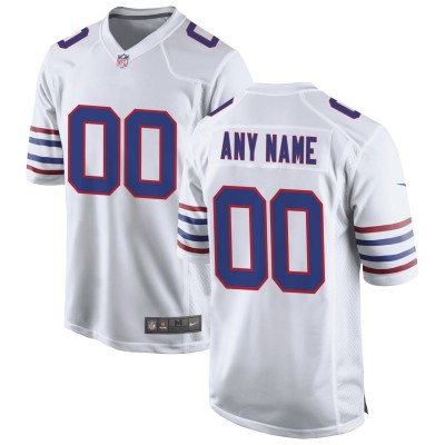 Именная игровая джерси Buffalo Bills Nike Alternate Game - White