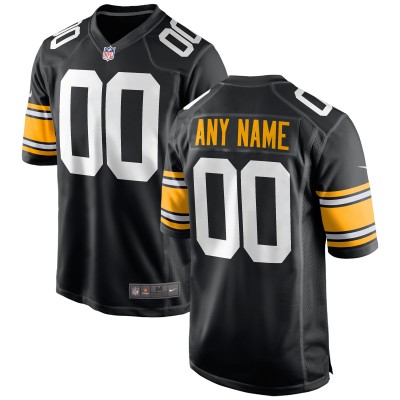 Именная игровая джерси Pittsburgh Steelers Nike Alternate Game - Black