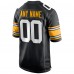 Именная игровая джерси Pittsburgh Steelers Nike Alternate Game - Black