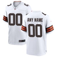 Именная джерси Cleveland Browns Nike White Game