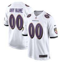 Именная джерси Baltimore Ravens Nike White Game
