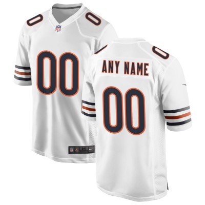 Именная игровая джерси Chicago Bears Nike Game - White