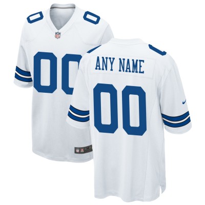 Именная игровая джерси Dallas Cowboys Nike - White