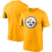 Pittsburgh Steelers Nike Gold Logo Essential Legend Performance T-Shirt