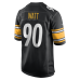 Джерси Pittsburgh Steelers T.J. Watt Nike Black Game