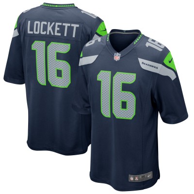 Игровая джерси Tyler Lockett Seattle Seahawks Nike Game - College Navy