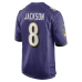 Джерси Baltimore Ravens Lamar Jackson Nike Purple Game