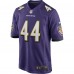 Игровая джерси Marlon Humphrey Baltimore Ravens Nike Game - Purple