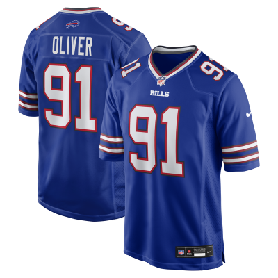 Джерси Buffalo Bills Ed Oliver Nike Royal Team Game