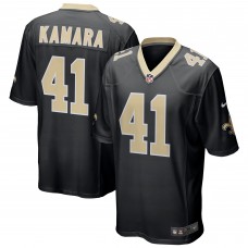 Игровая джерси Alvin Kamara New Orleans Saints Nike - Black