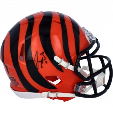Autographed Cincinnati Bengals Joe Burrow Fanatics Authentic Riddell Speed Mini Helmet