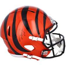 Autographed Cincinnati Bengals Joe Burrow Fanatics Authentic Riddell Speed Replica Helmet