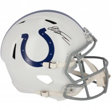 Autographed Indianapolis Colts Jonathan Taylor Fanatics Authentic Riddell Speed Replica Helmet