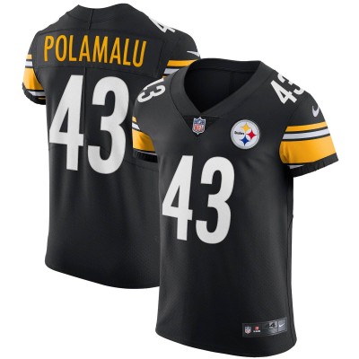 Игровая джерси Troy Polamalu Pittsburgh Steelers Nike Retired Player Elite - Black