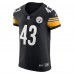 Игровая джерси Troy Polamalu Pittsburgh Steelers Nike Retired Player Elite - Black