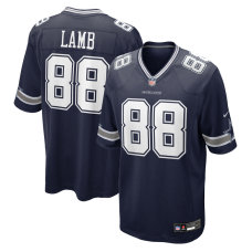 Джерси Dallas Cowboys CeeDee Lamb Nike Navy Game Джерси Dallas Cowboys CeeDee Lamb Nike Navy Game