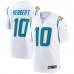 Игровая джерси Justin Herbert Los Angeles Chargers Nike Game - White