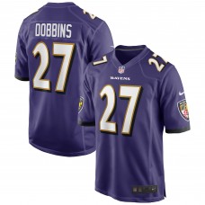 Игровая джерси J.K. Dobbins Baltimore Ravens Nike Game - Purple