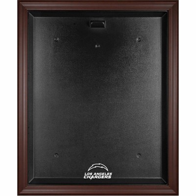 Los Angeles Chargers Fanatics Authentic Brown Framed Team Logo Jersey Display Case
