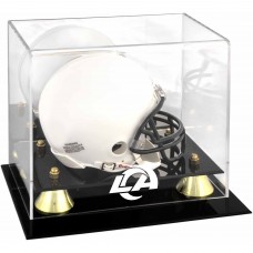 Los Angeles Rams Fanatics Authentic Golden Classic Team Logo Mini Helmet Display Case