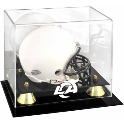 Los Angeles Rams Fanatics Authentic Golden Classic Team Logo Mini Helmet Display Case