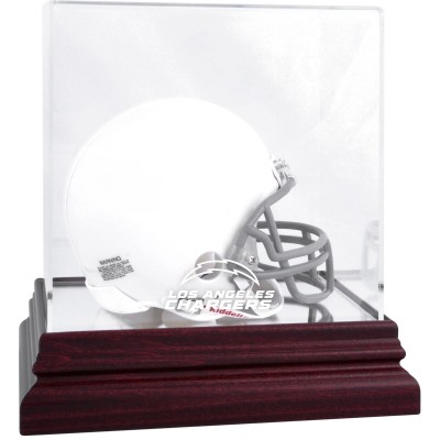 Los Angeles Chargers Fanatics Authentic Mahogany Team Logo Mini Helmet Display Case