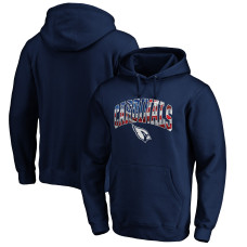 Толстовка Arizona Cardinals Navy Banner Wave Fitted Толстовка Arizona Cardinals Navy Banner Wave Fitted