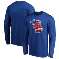 Футболка с длинным рукавом Detroit Lions Royal Banner State