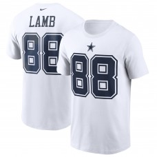 Футболка CeeDee Lamb Dallas Cowboys Nike- White