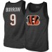 Майка с номером Joe Burrow Cincinnati Bengals Tri-Blend - Black