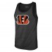 Майка с номером Joe Burrow Cincinnati Bengals Tri-Blend - Black