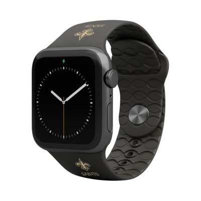Браслет New Orleans Saints Groove Life 38-40mm Apple Watch - Black
