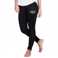 Женские лосины Seattle Seahawks Concepts Sport Black Lightweight Fraction Lounge