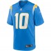 Игровая джерси Justin Herbert Los Angeles Chargers Nike - Powder Blue