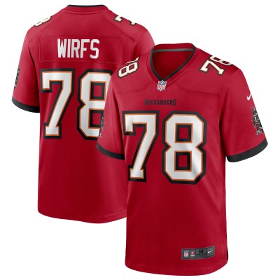 Игровая джерси Tristan Wirfs Tampa Bay Buccaneers Nike - Red