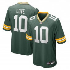 Игровая джерси Jordan Love Green Bay Packers Nike Game - Green