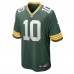 Игровая джерси Jordan Love Green Bay Packers Nike Game - Green