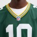 Игровая джерси Jordan Love Green Bay Packers Nike Game - Green