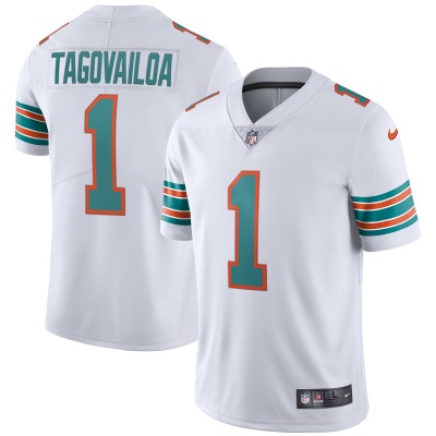 Игровая джерси Tua Tagovailoa Miami Dolphins Nike 2nd Alternate Vapor Limited - White