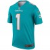 Игровая джерси Tua Tagovailoa Miami Dolphins Nike Legend - Aqua