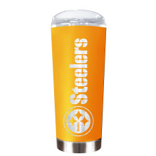 Pittsburgh Steelers 18oz. Team Color Laser Logo Roadie Pittsburgh Steelers 18oz. Team Color Laser Logo Roadie