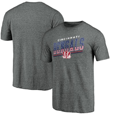 Cincinnati Bengals Gray Team Freedom Tri-Blend T-Shirt