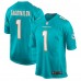 Игровая джерси Tua Tagovailoa Miami Dolphins Nike Player Game - Aqua