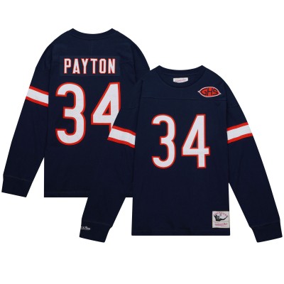 Кофта Walter Payton Chicago Bears Mitchell & Ness Throwback Retired Player Name & Number - Navy