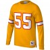 Футболка с длинным рукавом Derrick Brooks Tampa Bay Buccaneers Mitchell & Ness Throwback - Orange