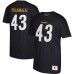 Футболка Troy Polamalu Pittsburgh Steelers Mitchell & Ness Retired Player Logo - Black