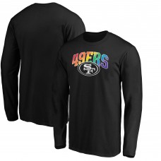 Футболка с длинным рукавом San Francisco 49ers Pride Logo - Black