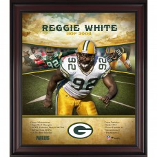 Green Bay Packers Reggie White Fanatics Authentic Framed 15 x 17 Hall of Fame Career Profile