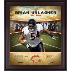 Chicago Bears Brian Urlacher Fanatics Authentic Framed 15 x 17 Hall of Fame Career Profile